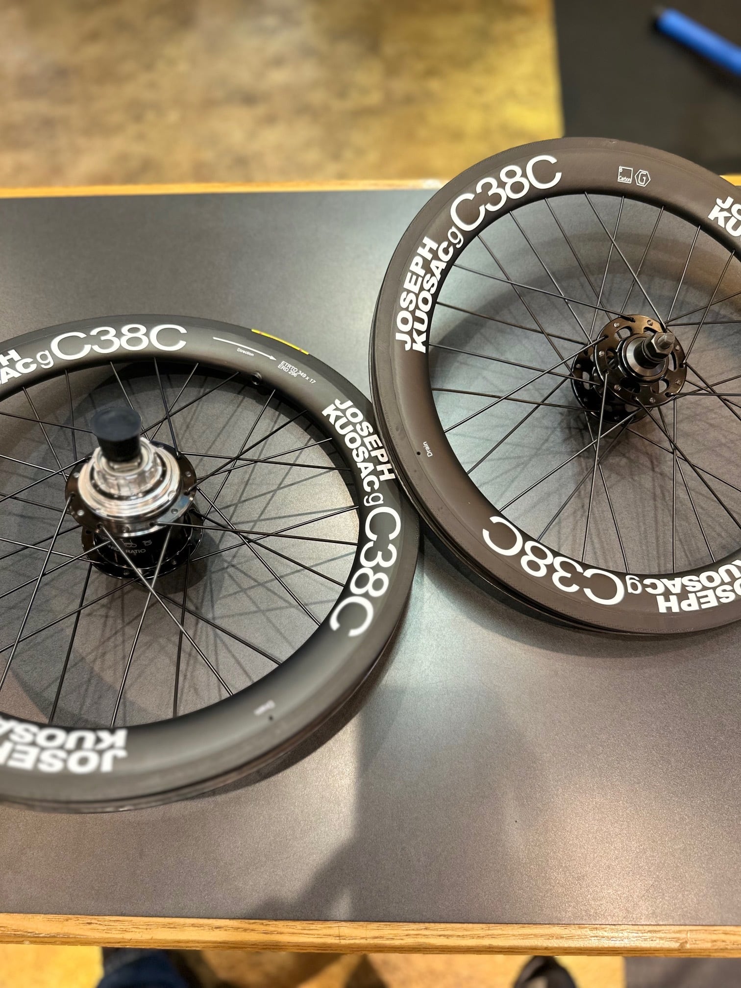 Joseph Kuosac C38 Carbon Wheelset (Brompton 6speed) | LORO Joseph Kuosac C38 Carbon Wheelset (Brompton 6speed) | LORO