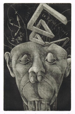 銅版画シート：トポロ爺さん