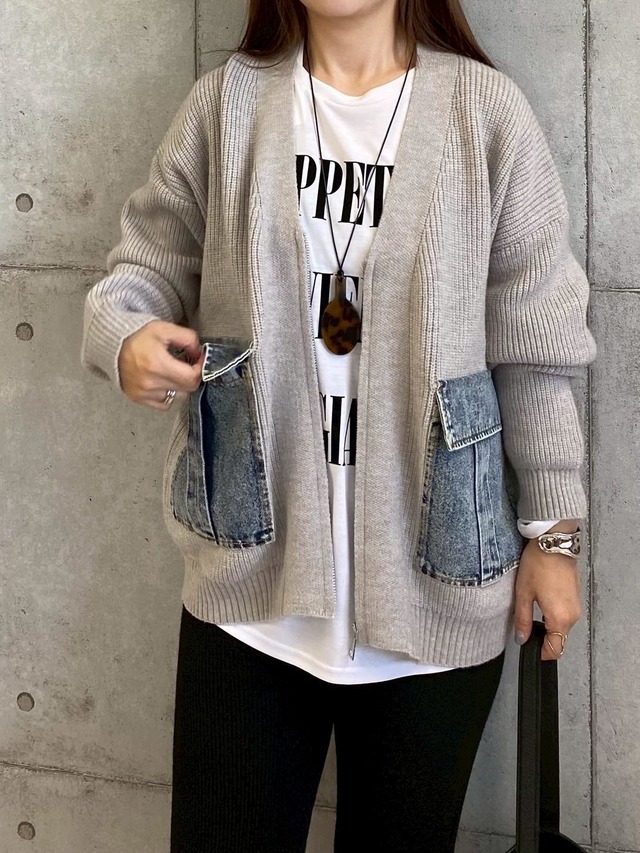 コピー：専用qtume フーディリブニット　552-25595