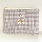 【イースター限定】卵から生まれたテディ＆ラパンポーチ