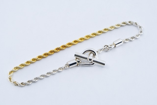 BN-106 Horseshoe Rope chain Bracelet(small)( 24K Gradient Gold Plated) BN-106 Horseshoe Rope chain Bracelet(small)( 24K Gradient Gold Plated)