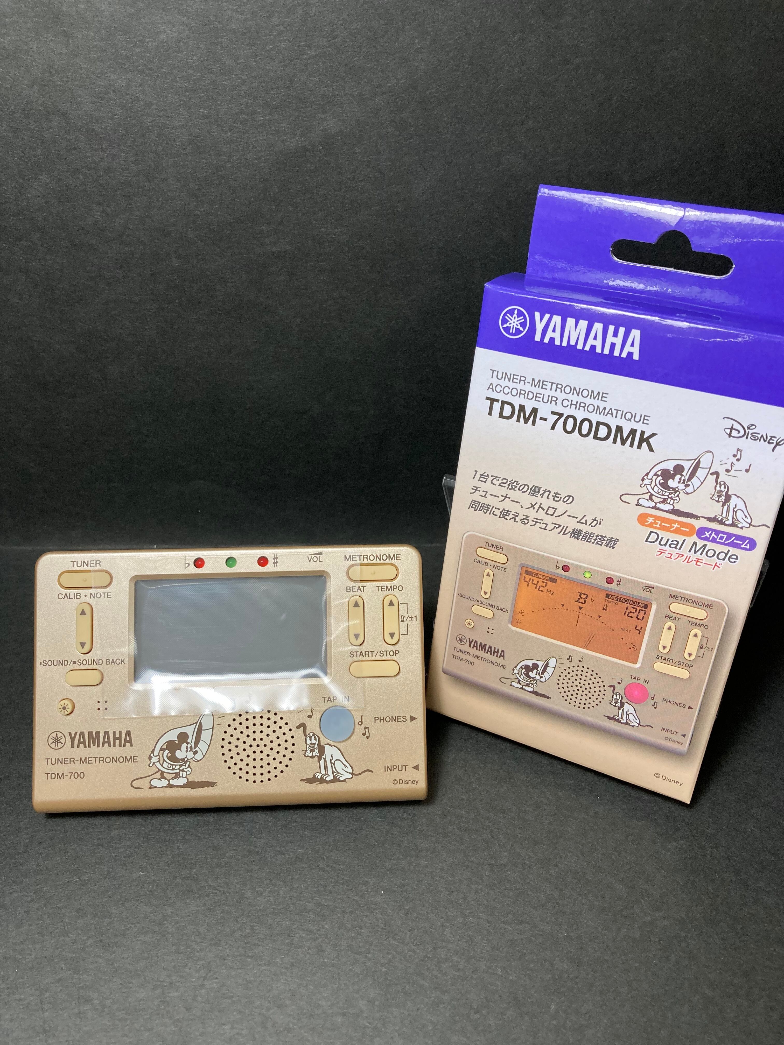 ヤマハチューナー メトロノームtdm 700ディズニー 高見楽器工房webshop