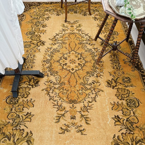 トルコ ヴィンテージラグ TR016 | イスパルタ（オーバーダイ） | 165cm × 276cm