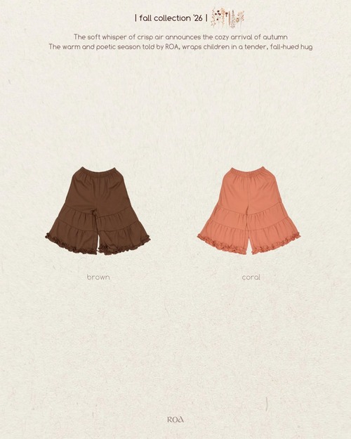 ROA［取寄］shuette pants 26autumn