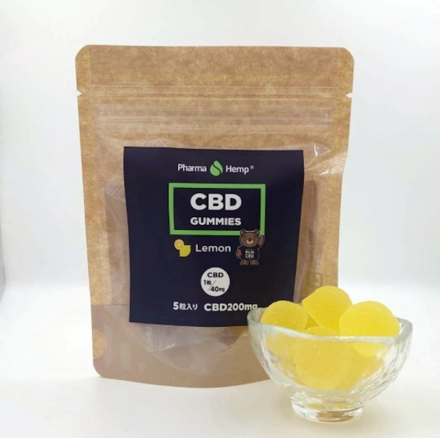 PharmaHemp CBD グミ　5粒CBD200mg配合　