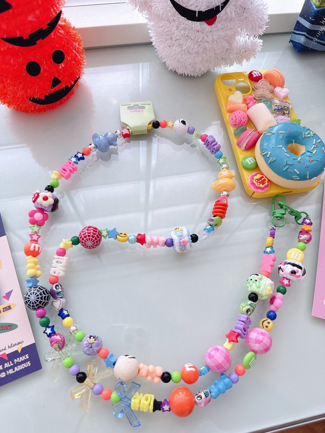 【送料無料】スマホストラップ♡K-38