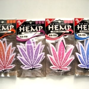 吊り下げタイプ　雑貨屋　AGuNa　【ネコポス送料無料】HEMP　消臭＆芳香ヘンプエアフレッシュナー３Pセット