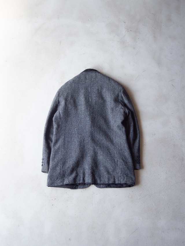 "Jaclyn Smith Classics" '90s vintage Tweed leather collared jacket