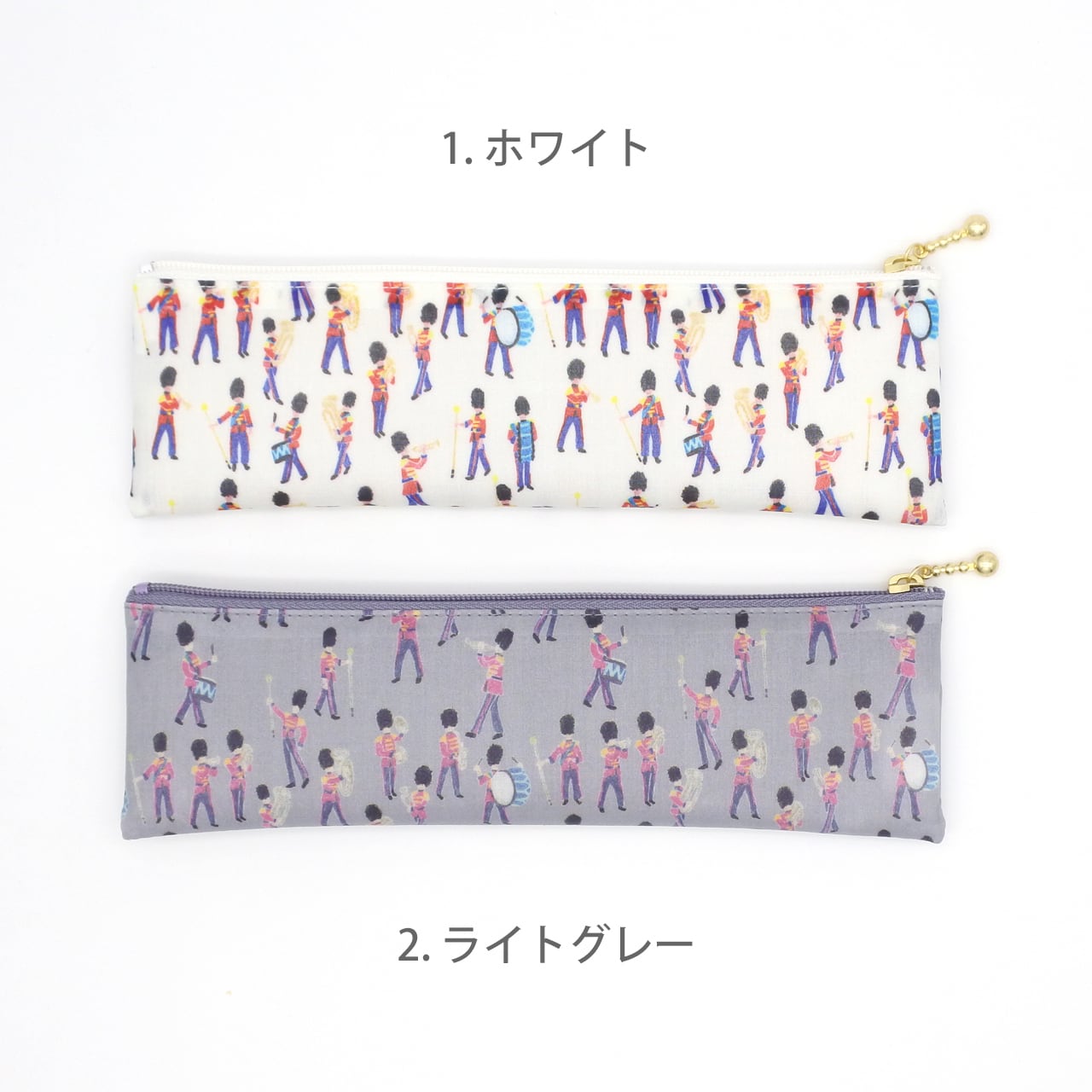 リバティ ラミネートのスリムペンケース ミュージカルマーチ｜スリム