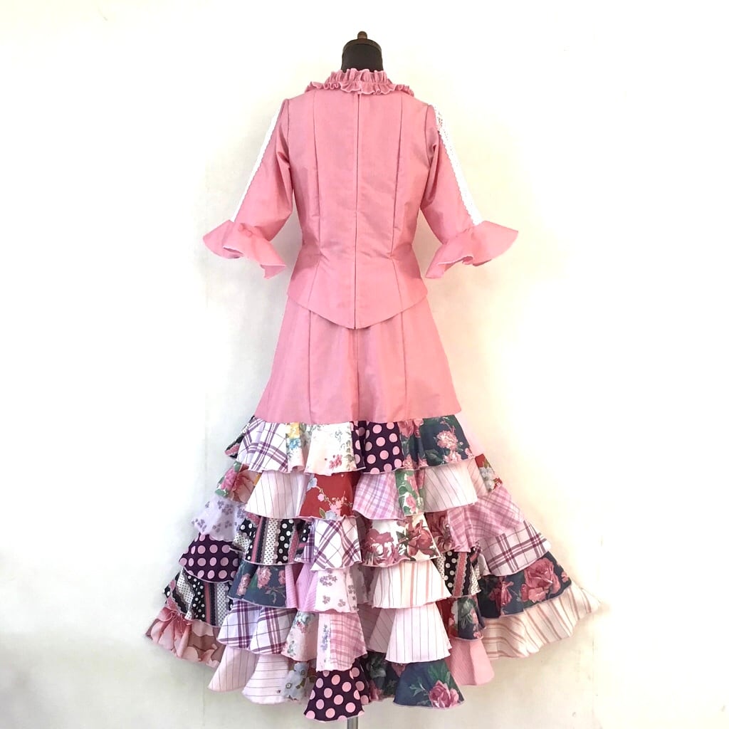 フラメンコ衣装 ツーピース Lサイズ E279 | アトリエ貴美恵