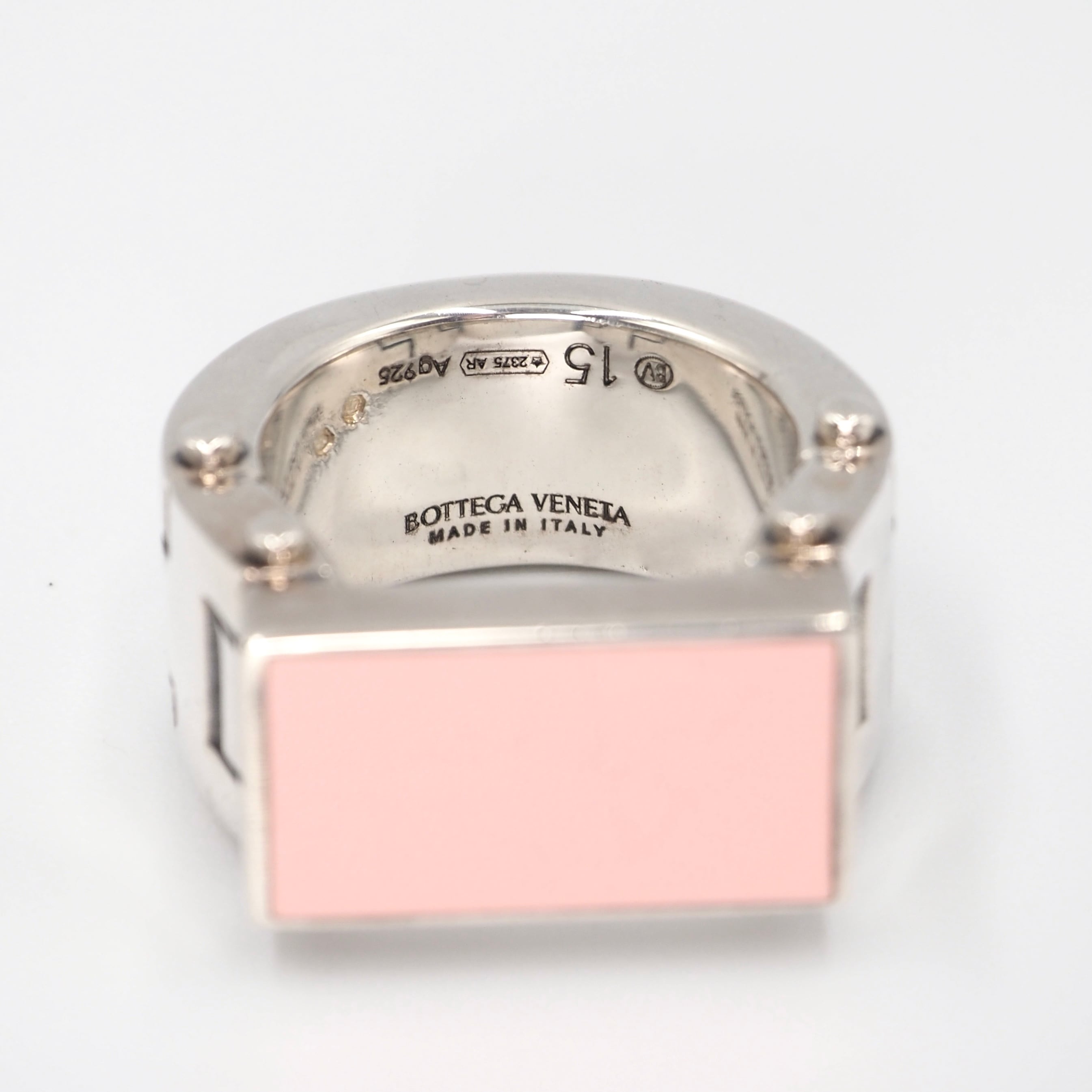 BOTTEGA VENETA 約15号 ボルト リング シルバー925 ボッテガヴェネタ