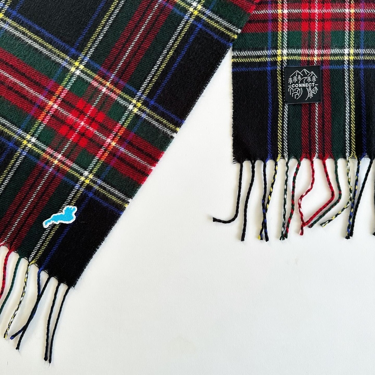 【受注生産】BIWAKO CITY HALF ZIP SWEAT & CHECK SCARF SET / LIMITED