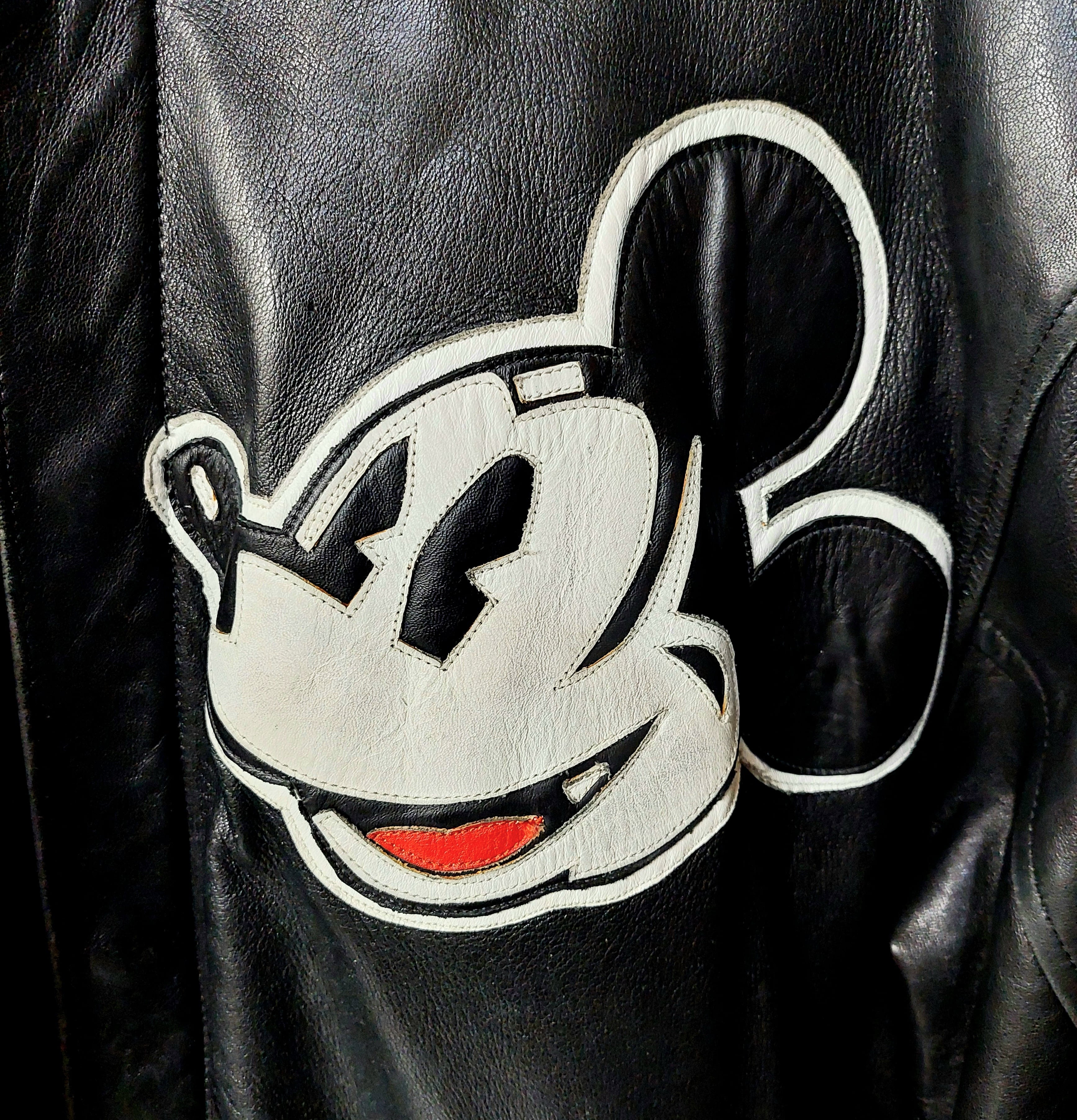 90's Disney Mickey オールレザージャケット XLサイズ | 古着屋 90's Disney Mickey オールレザージャケット XLサイズ | 古着屋