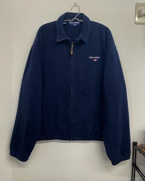 90sPoloSport Fleece Zip Single Jacket/XL
