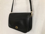 AMERICA 1990’s OLD COACH “Black Leather” ２WAY bag