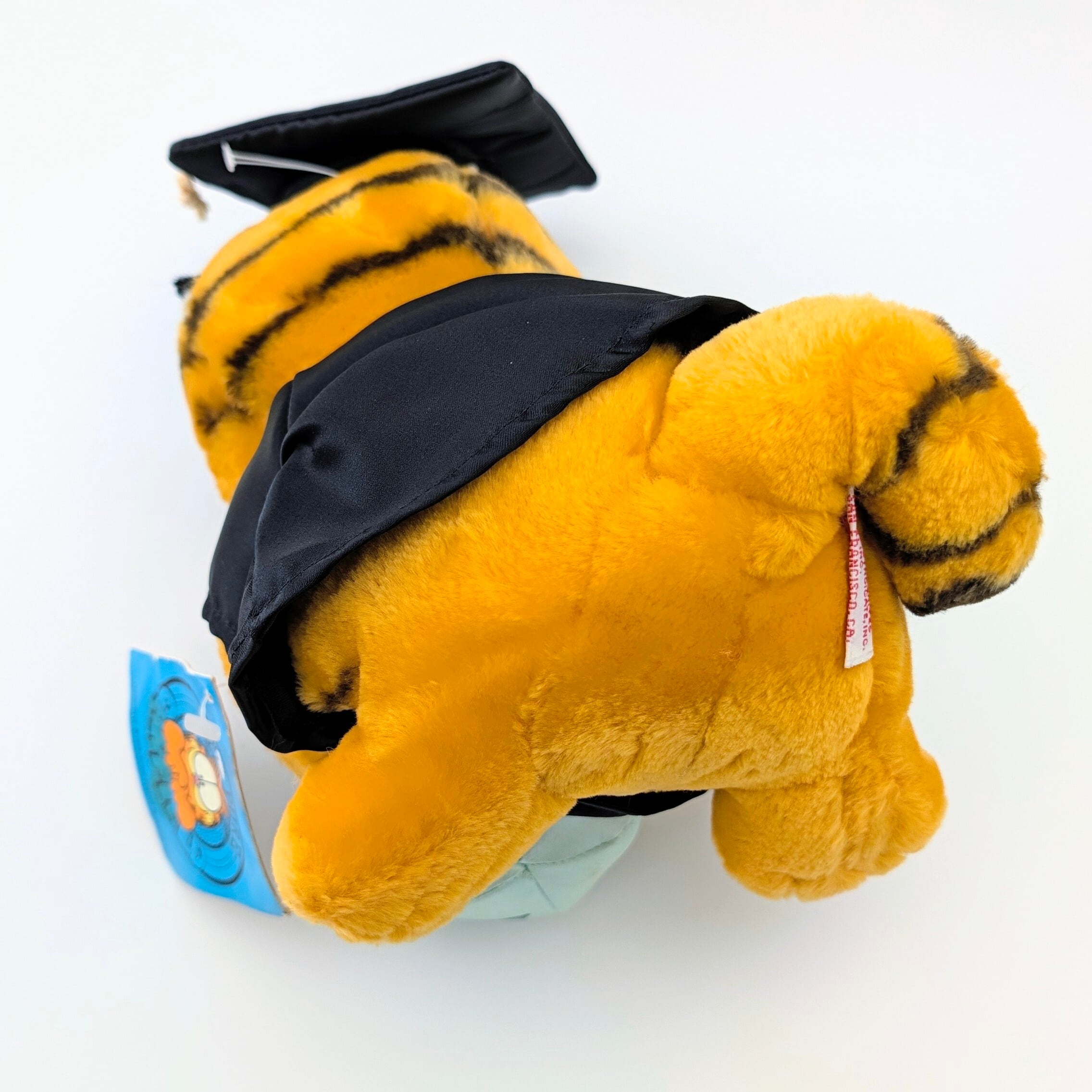 ☆ VINTAGE 1980年代初期 ☆【 Garfield ( ガーフィールド ) 】『 GARFIELD WORLDLY GRAD 卒業式ガーフィールド ワールドリー グラッド』Look out world! / ぬいぐるみ / プラッシュ / plush / 1980年代年製 〚アメリカン雑貨 アメトイ〛