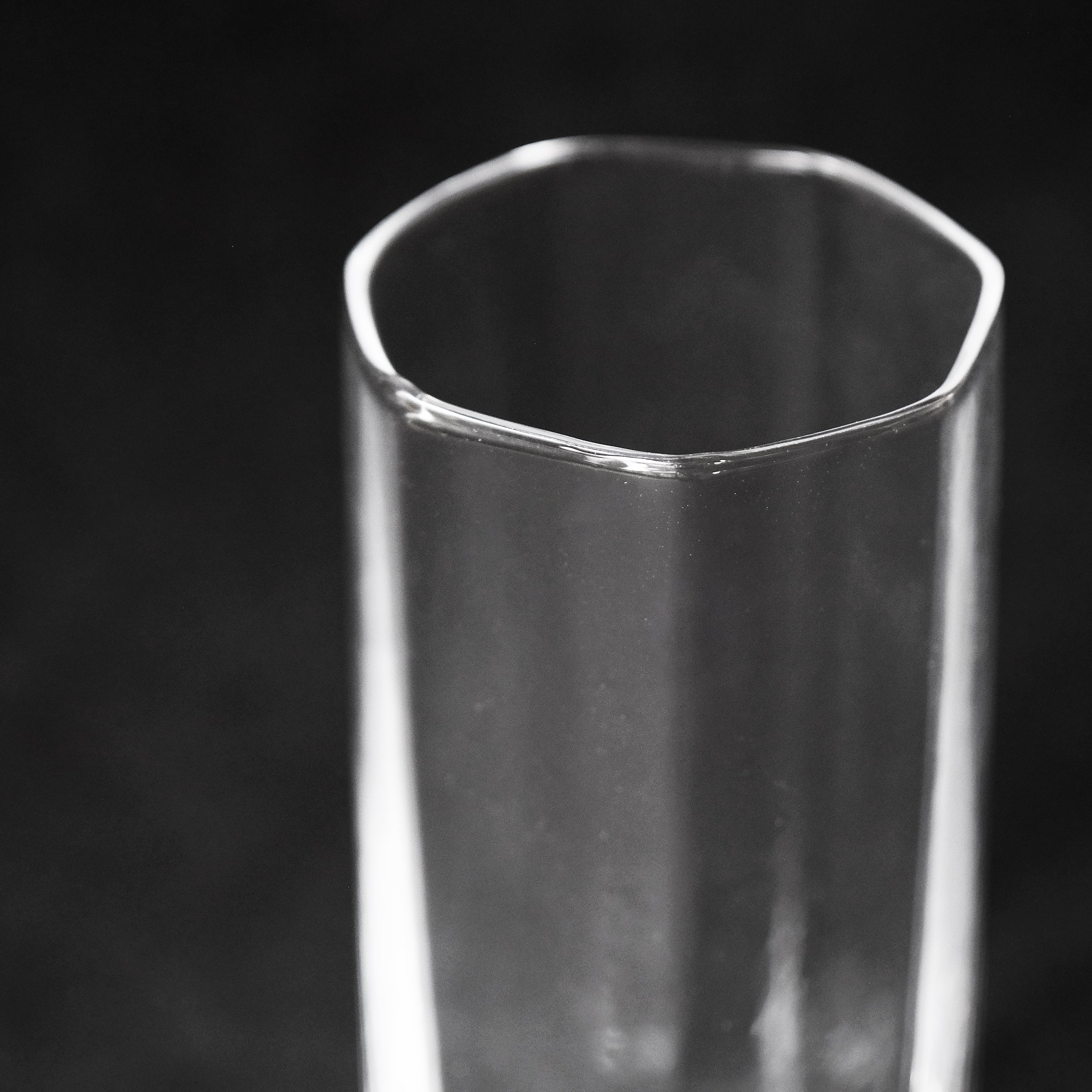 谷口嘉 Yoshimi Taniguchi 七角グラス （細）TC-02 | les trois