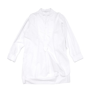 [vintage]French vintage cotton bosom shirt