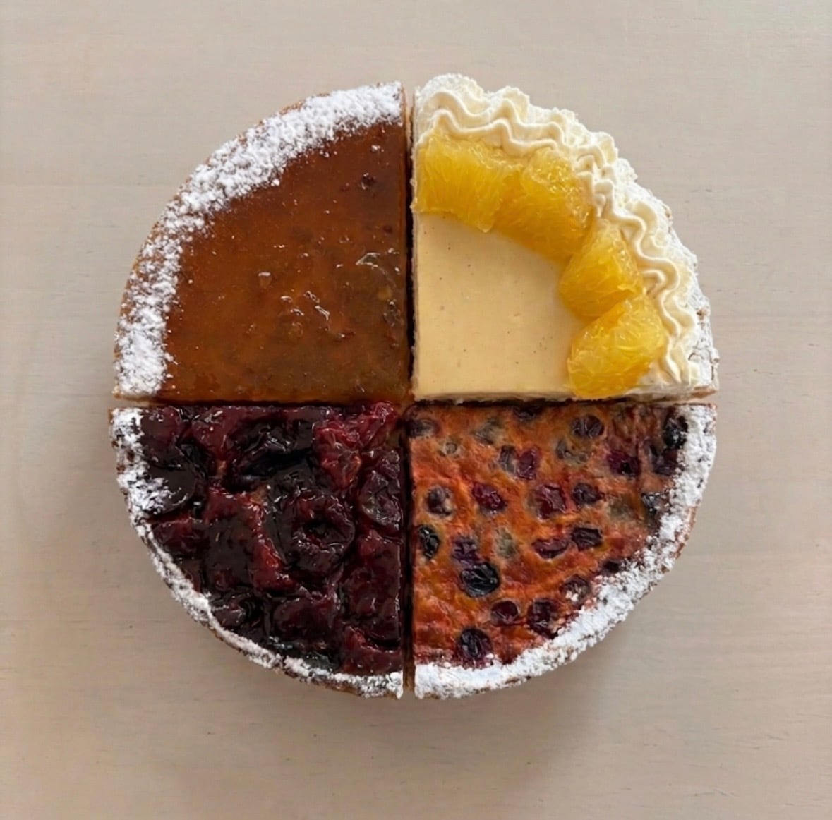 4種のケーキセット