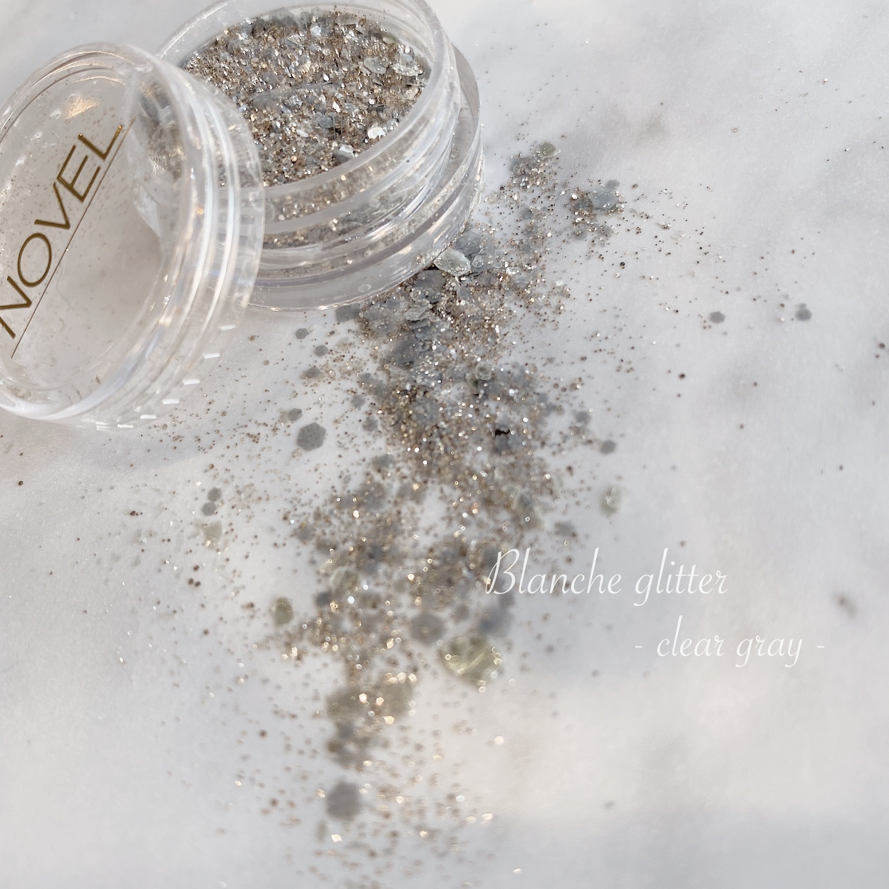 G166-G168 Blanche glitter | atelier NOVEL