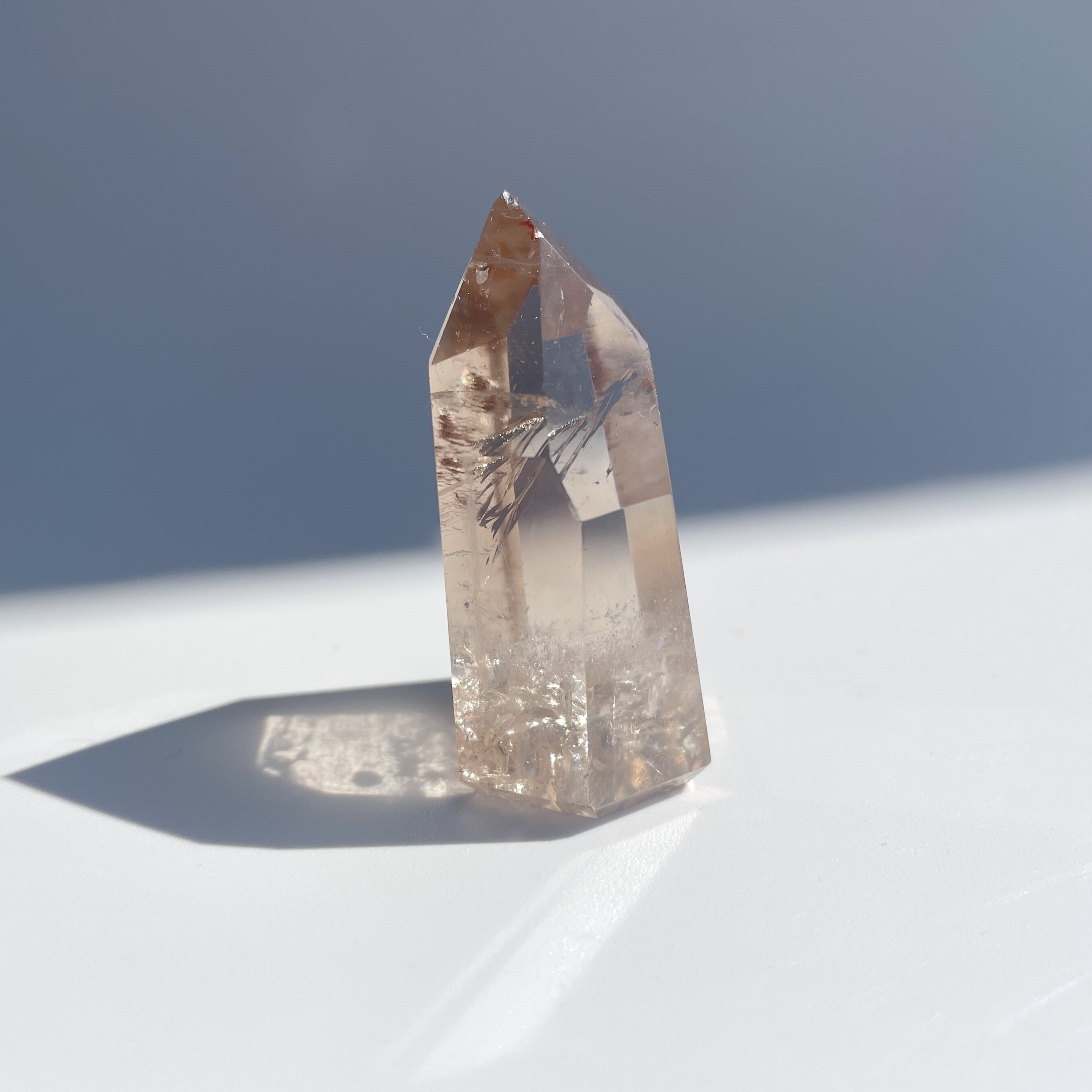 マスタークリスタル スモーキークォーツ タントリックツイン水晶 原石