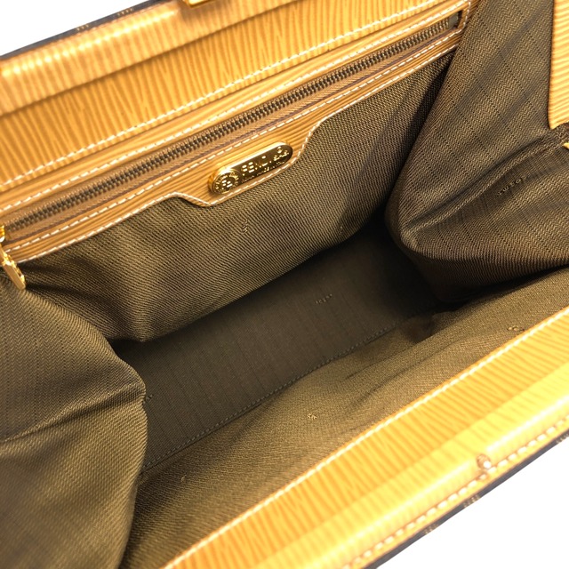 FENDI フェンディ ズッカ ハンドバッグ ブラウン ジャガード がま口 vintage ヴィンテージ オールド tixxhz