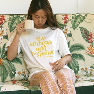 DO ALL THINGS Tee -natural × yellow-