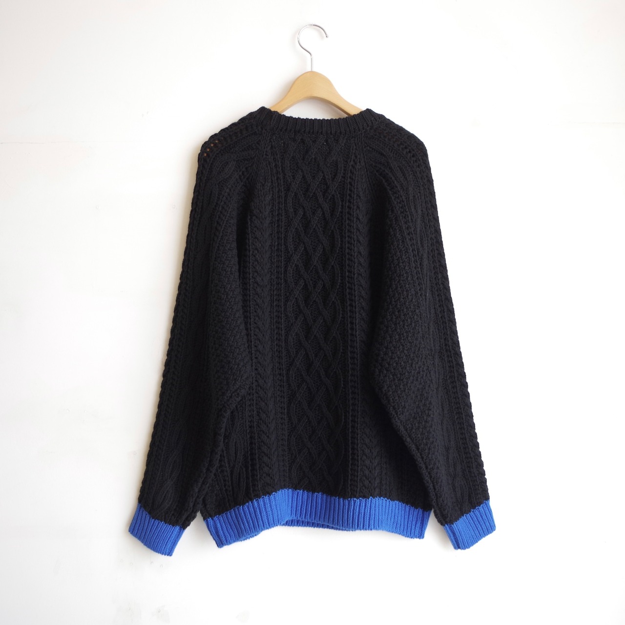 TRANSPORT FISHERMAN KNIT BLACK