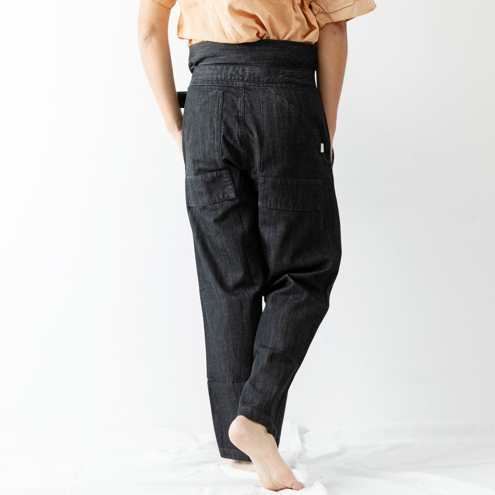 PT-63 新式野袴 [Japanese Denim] 黒 | SAGYO - 風景をつくっていく野良着