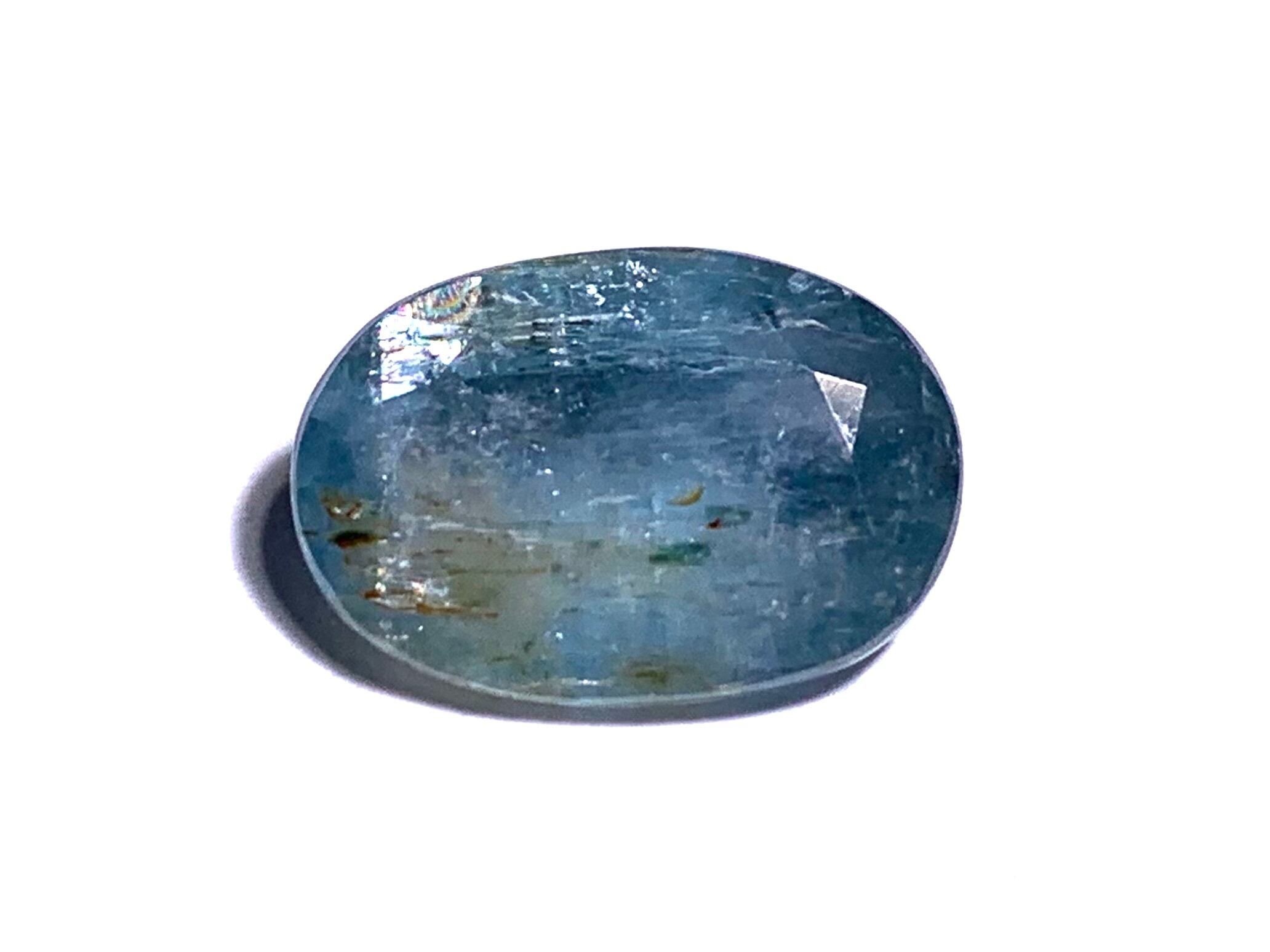 天然ティールカラー・カイヤナイト ルース 1点物】天然色 グリーン