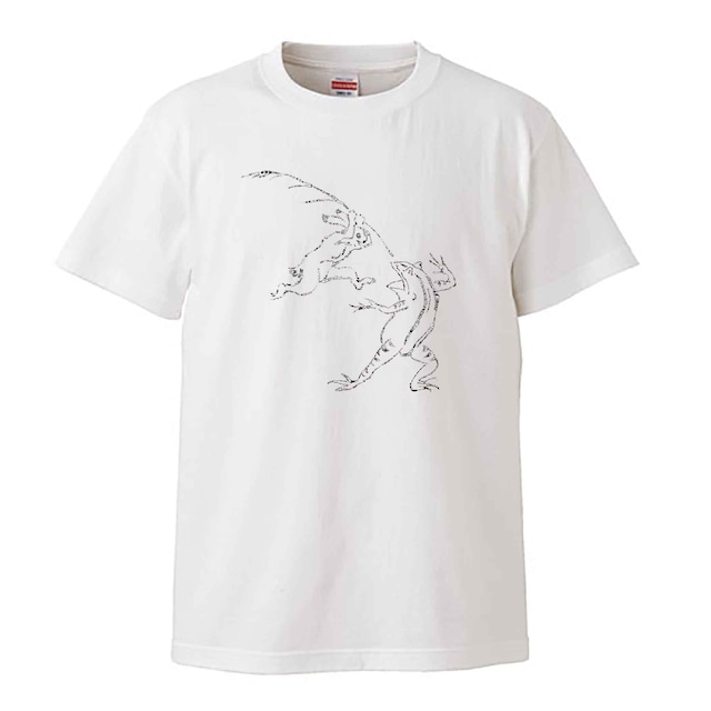 鳥画  / Tシャツ / 寺田創 /  -WHITE / NATURAL-