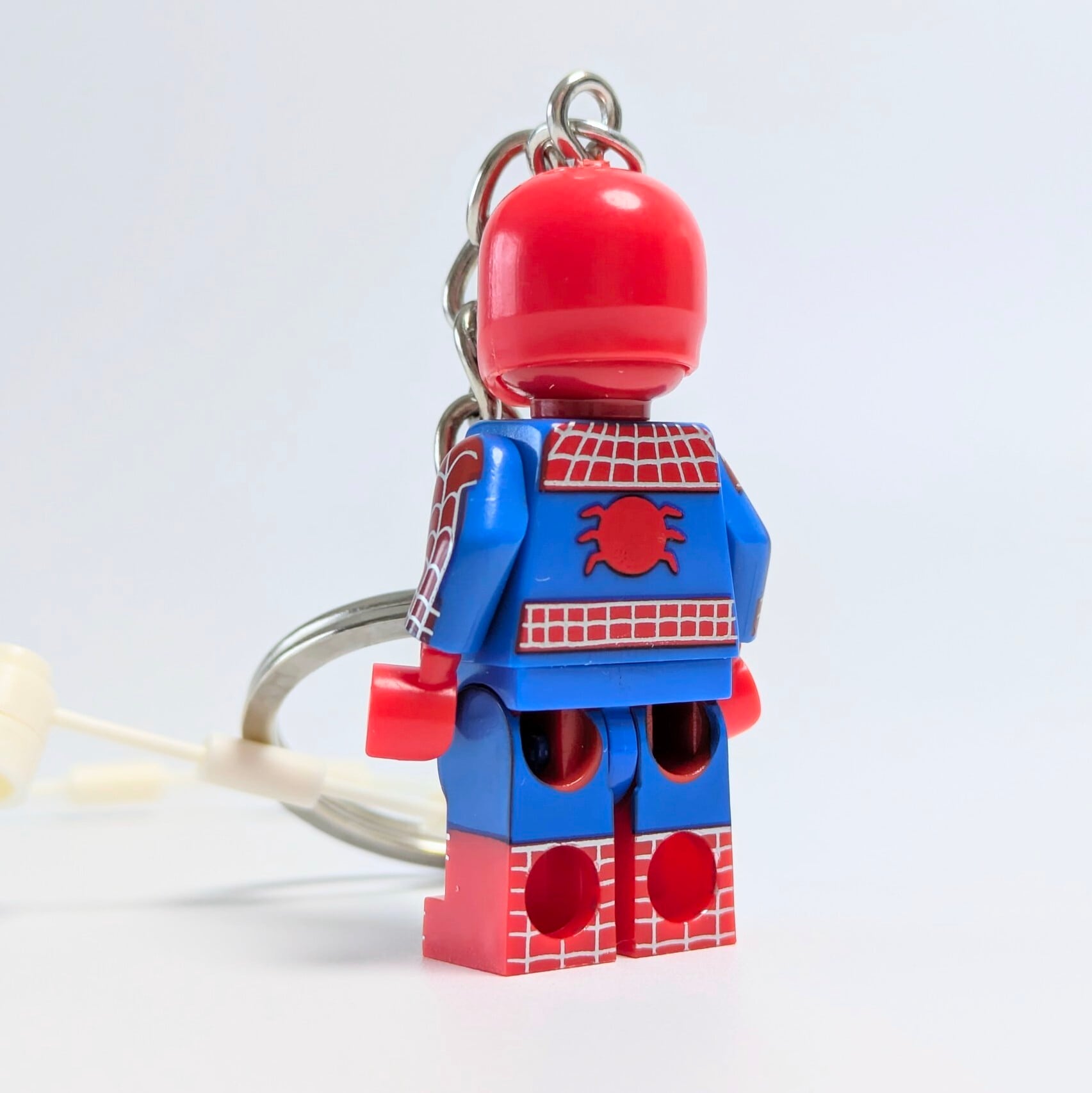 ☆ブロックフィギュアキーホルダー☆【 Spider-Man ( スパイダーマン