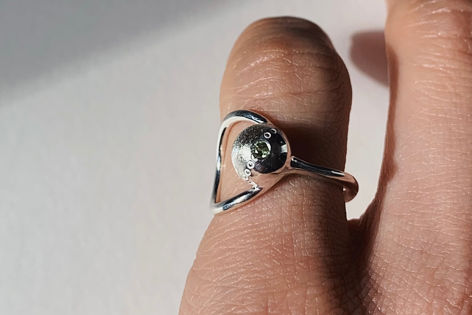 添う・種 ペリドット リング no,294