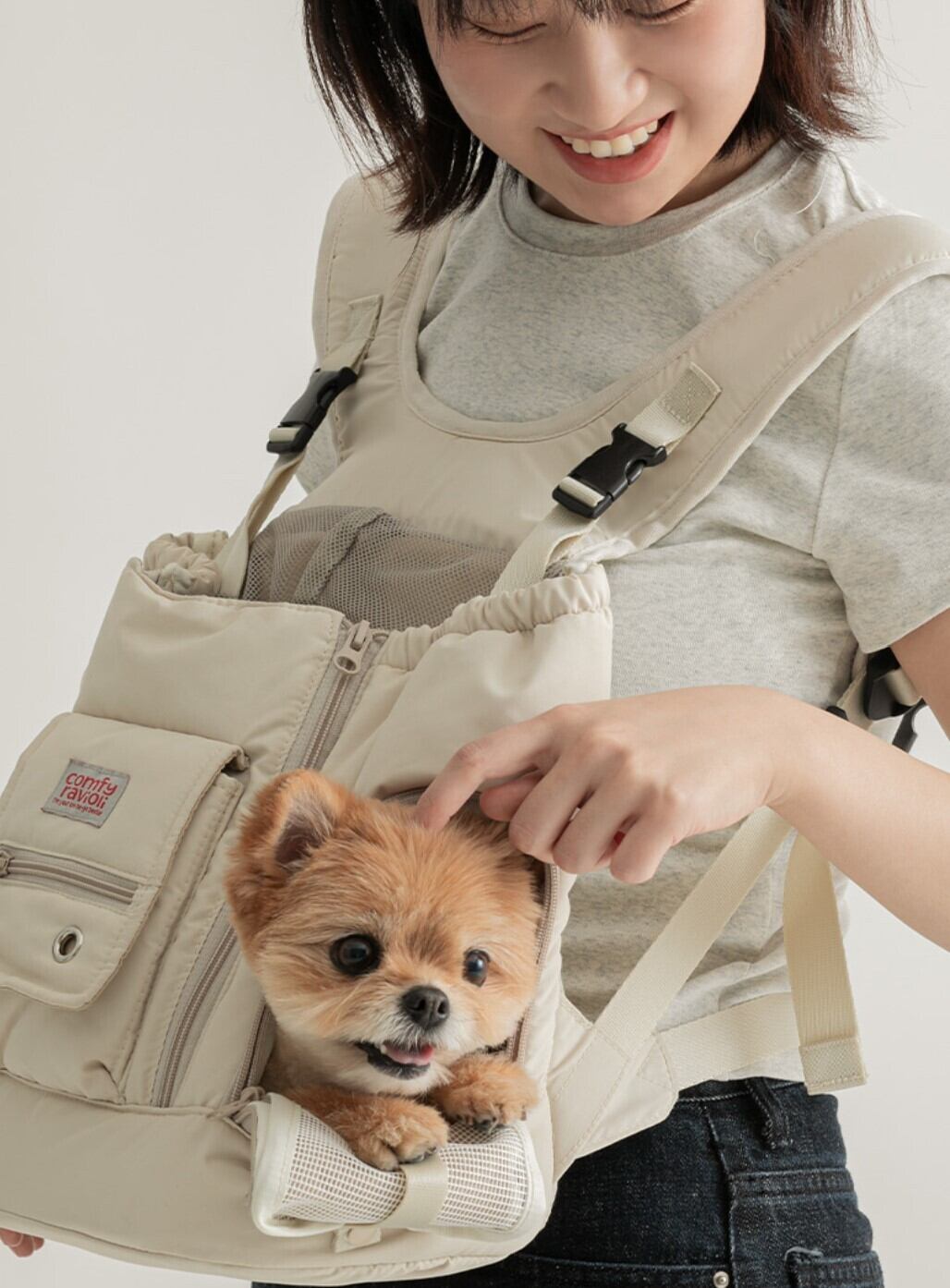MSize/予約【BITEME】Comfy Ravioli Ten-mile bag (3 colors) | haneulpet