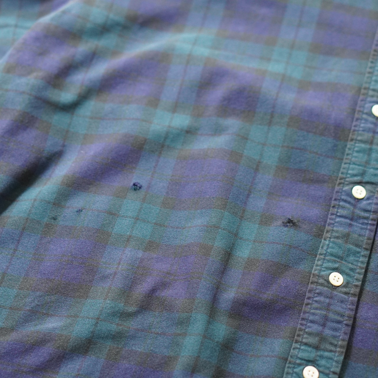 90s Ralph Lauren black watch "The Big Shirt" [XL] 古着 - 13