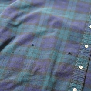 90s Ralph Lauren black watch "The Big Shirt" [XL] 古着