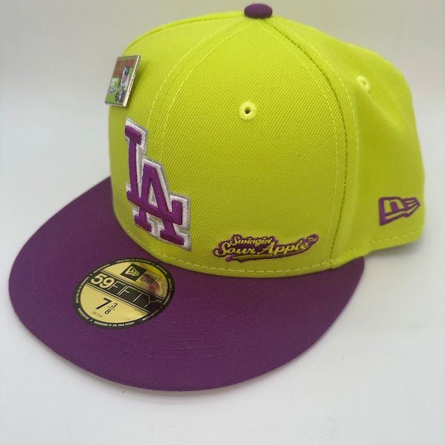 NEW ERA 59FIFTY/5950 ドジャース　BIG LEAGUE CHEW  Sour　Apple　海外入荷