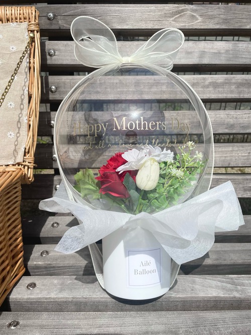 Mother's day gift bouquet M size RED(box)