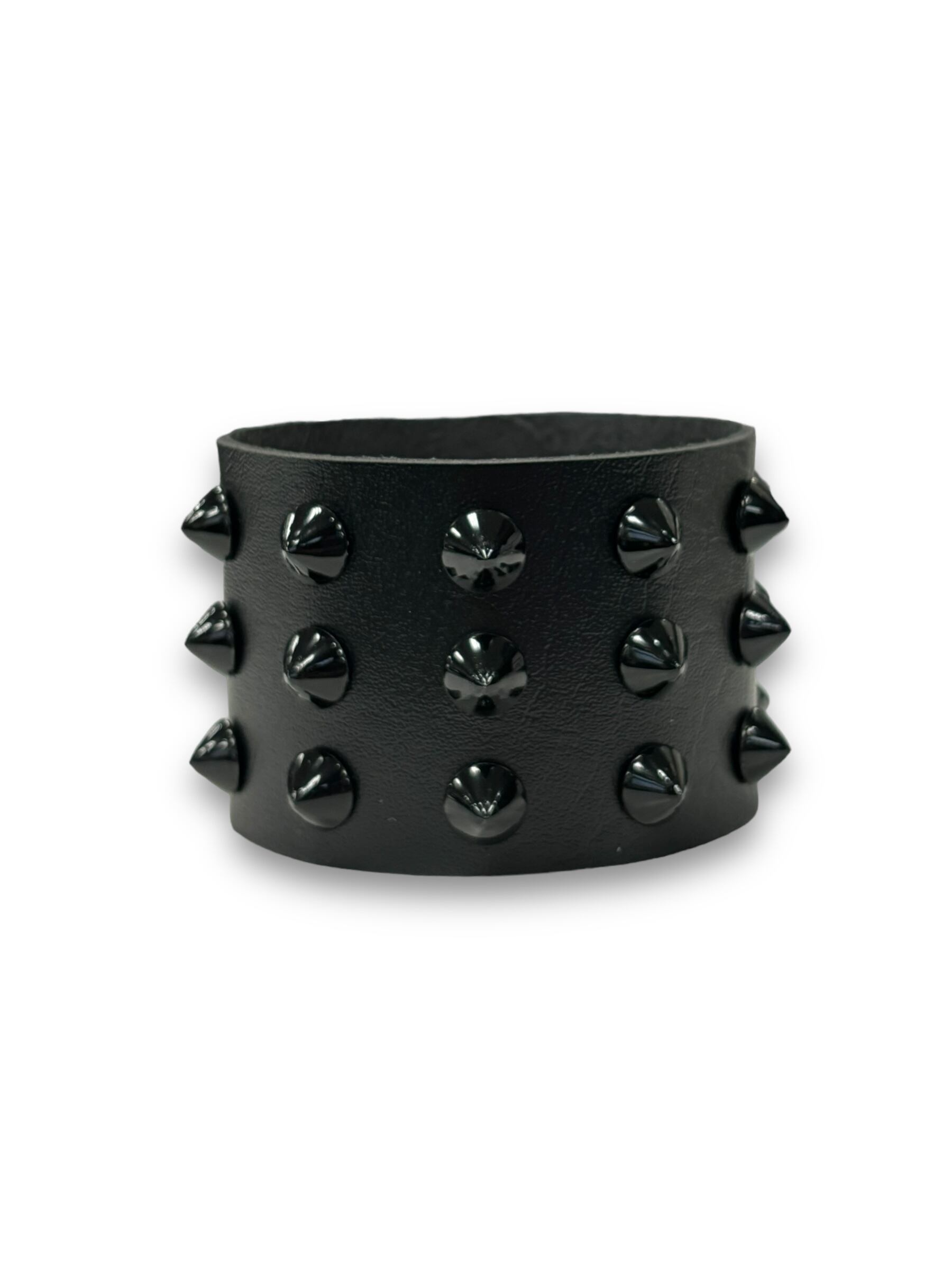 【PLANET STUDIO】leather spike bracelet