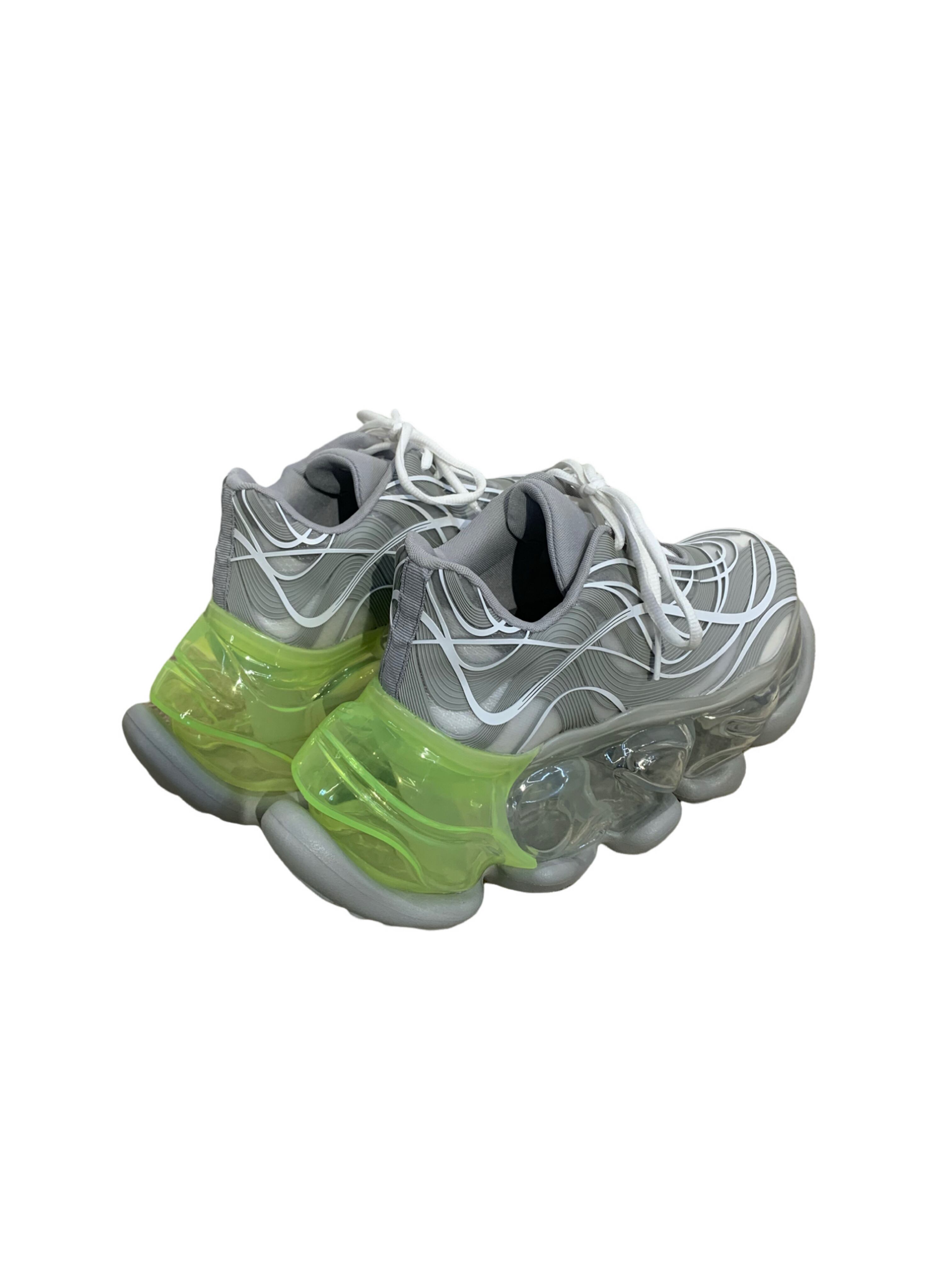 25SS】grounds SKYSCRAPER WIRE | GRAY WHITE / CLEAR NEON | IAAAM