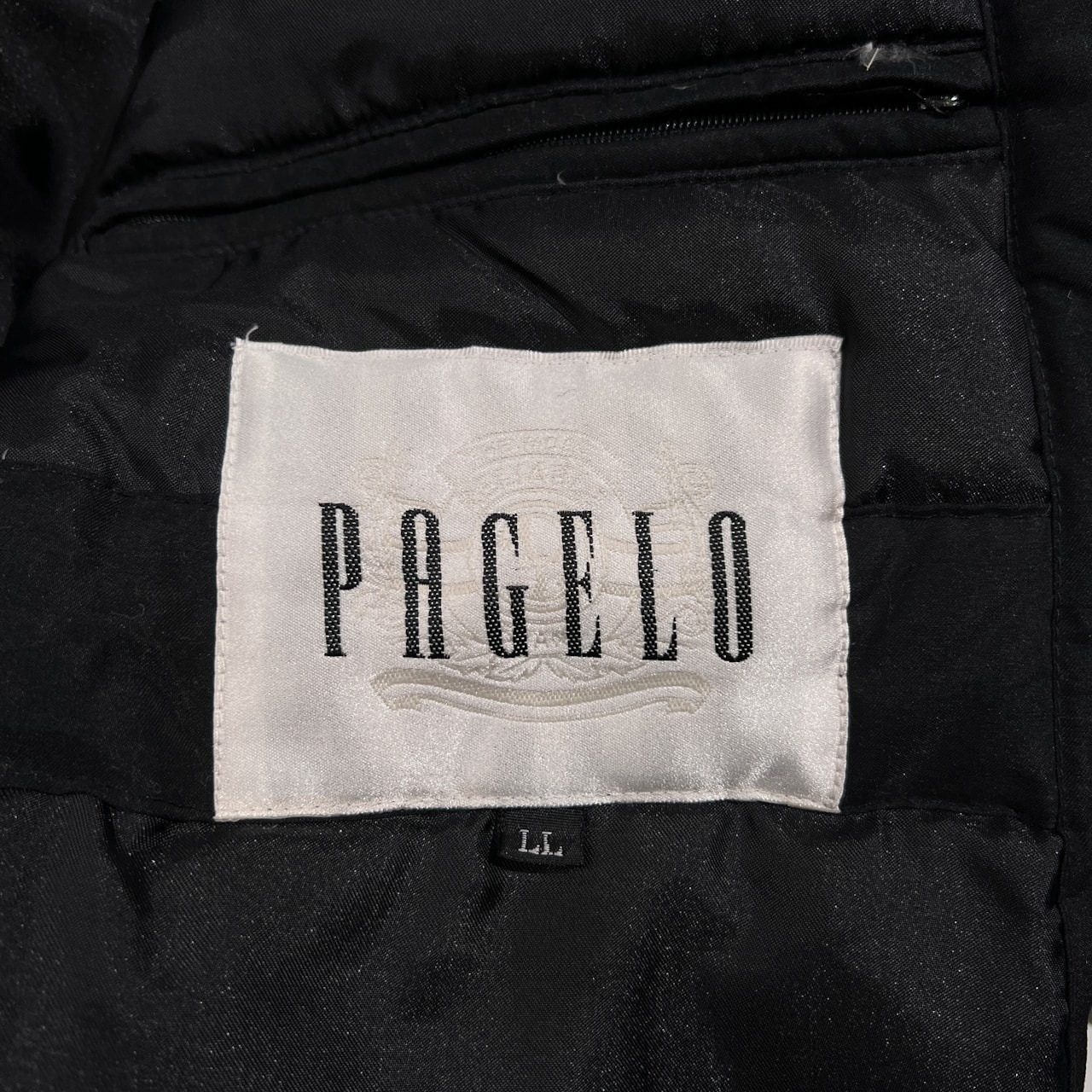 PAGELO パジェロ 肉厚 ダウンジャケット サイズ LL /ブラック/メンズ