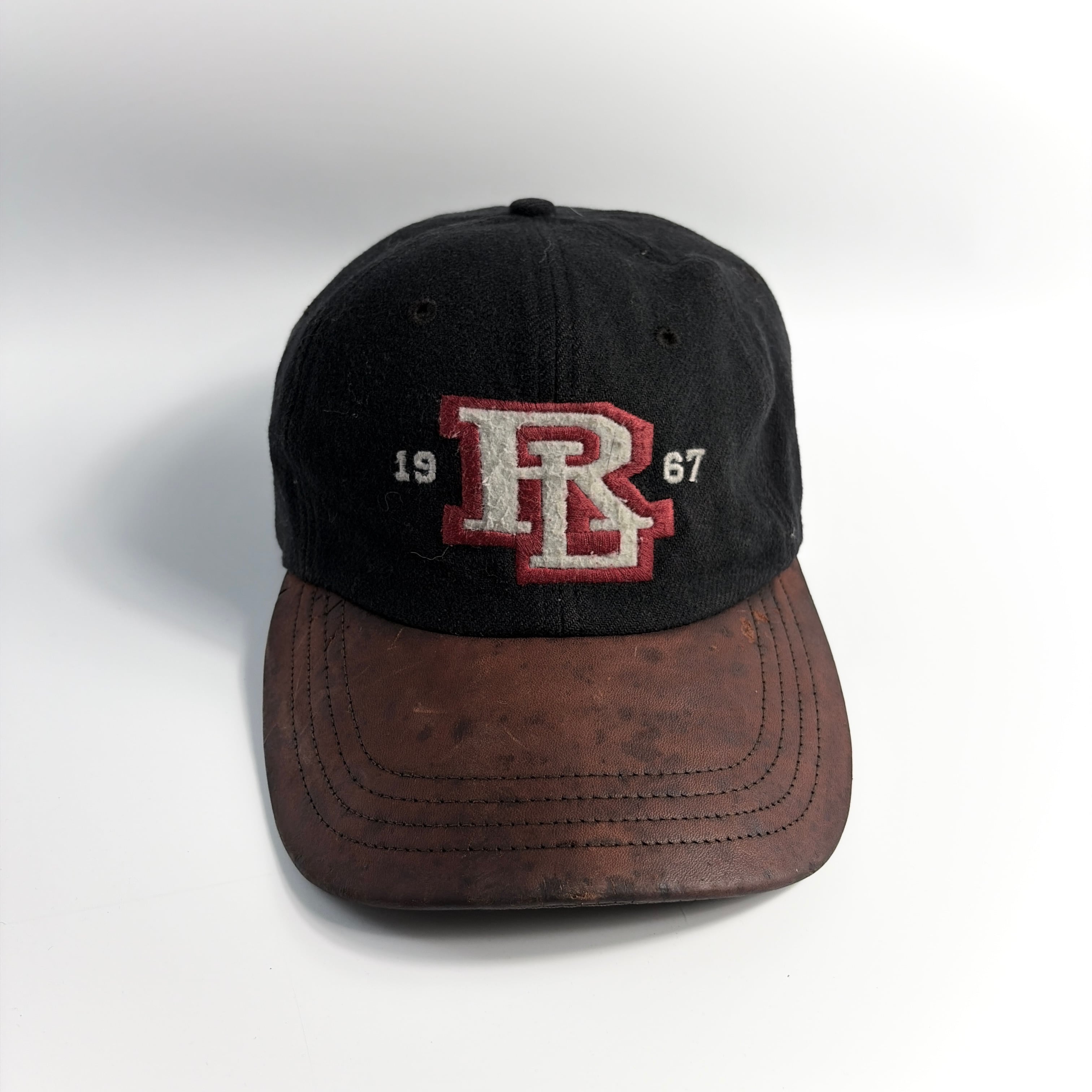 90s Polo Sport Leather Bill Wool Cap