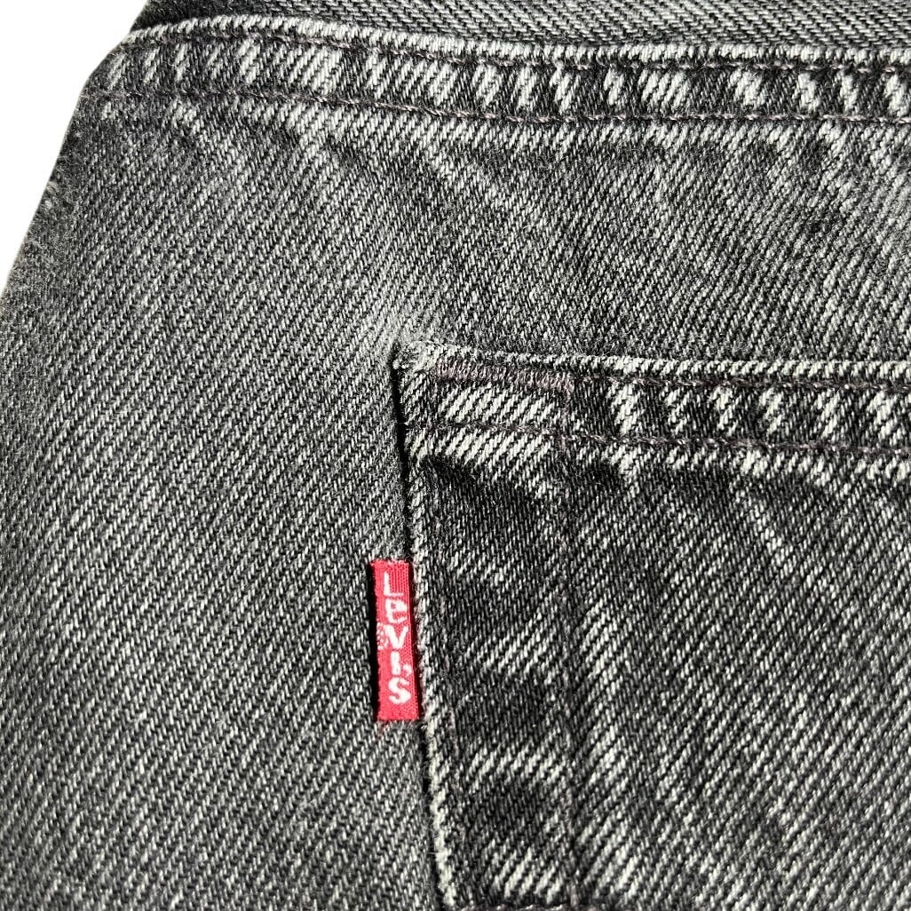 先染めブラックW30L30：90s Levis 501 リーバイス 501 デニム ジーンズ