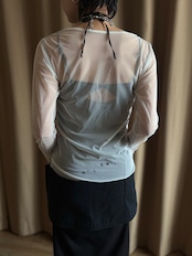 Y’s Red Label sheer tops-5214-4