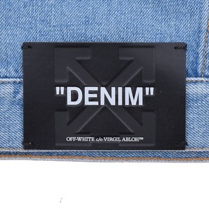 【OFF-WHITE】FRESCO DIAG ARR DEN SKATE JKT