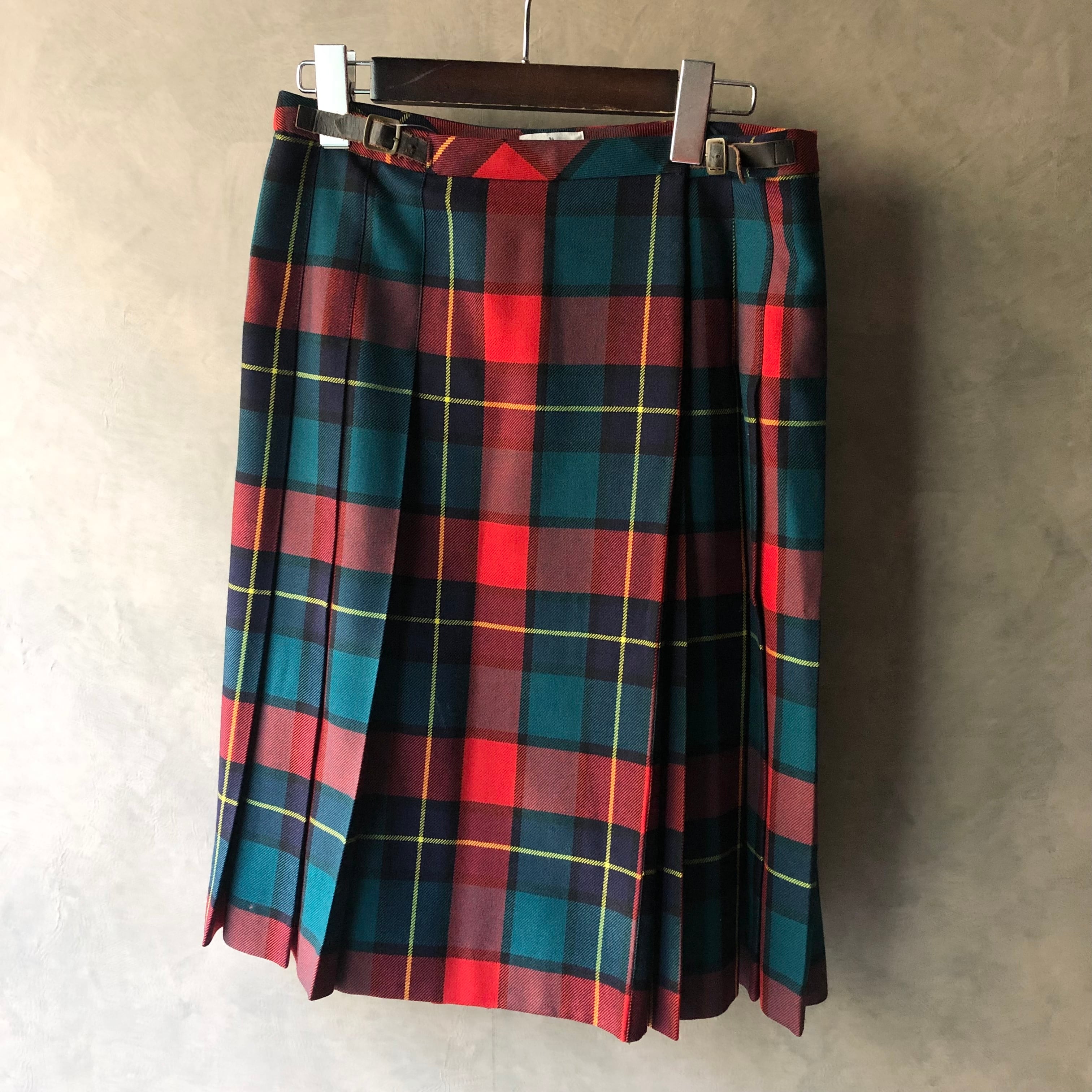 old england wool wrap skirt オールドイングランド ウールラップ