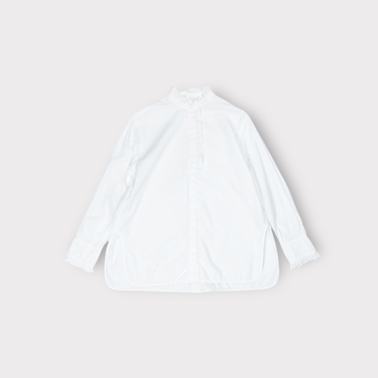 UNITED ARROWS【フリル スタンドカラー シャツ】