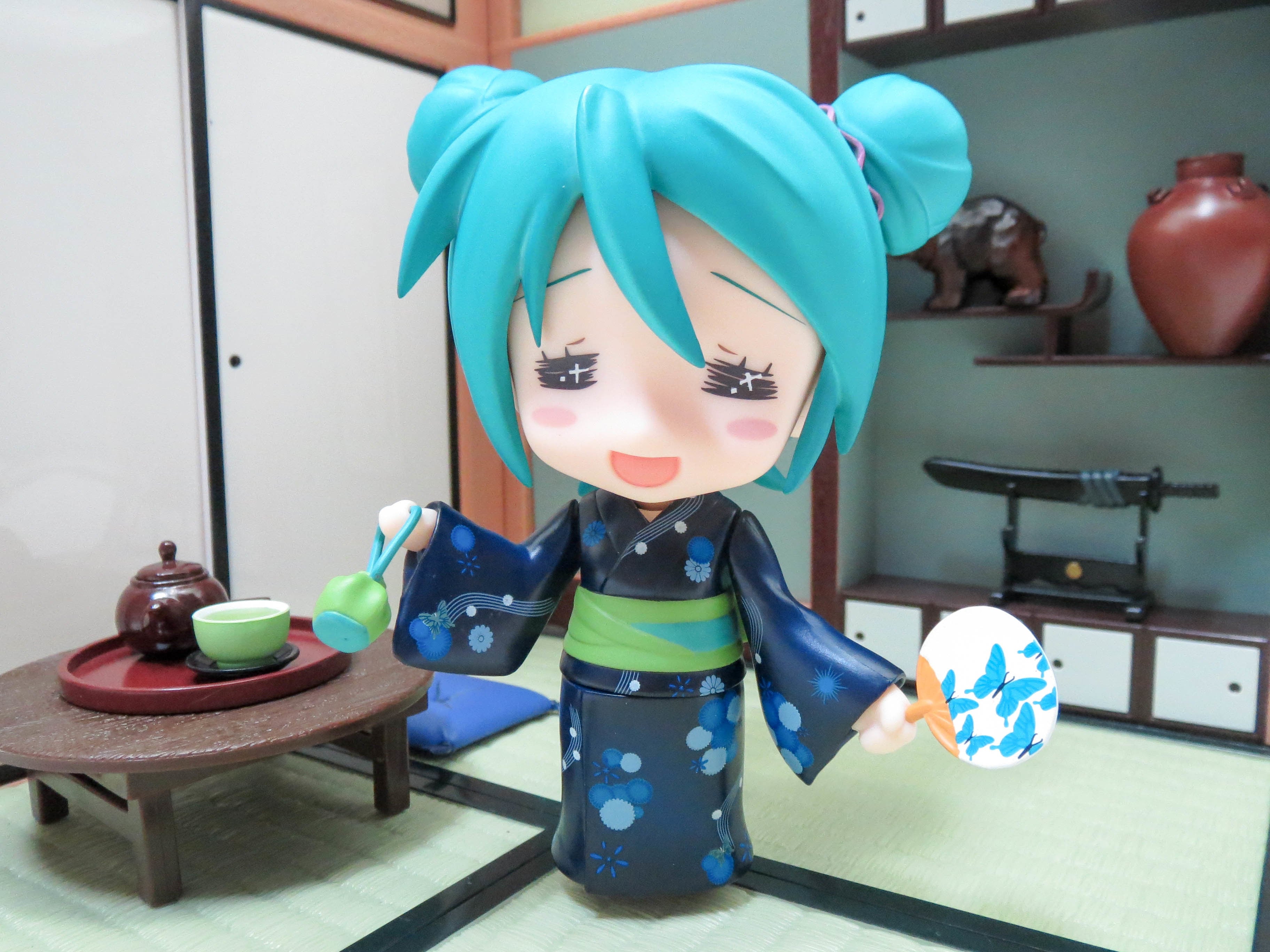 再入荷【261】 初音ミク 浴衣Ver. 髪パーツ お団子 ねんどろいど