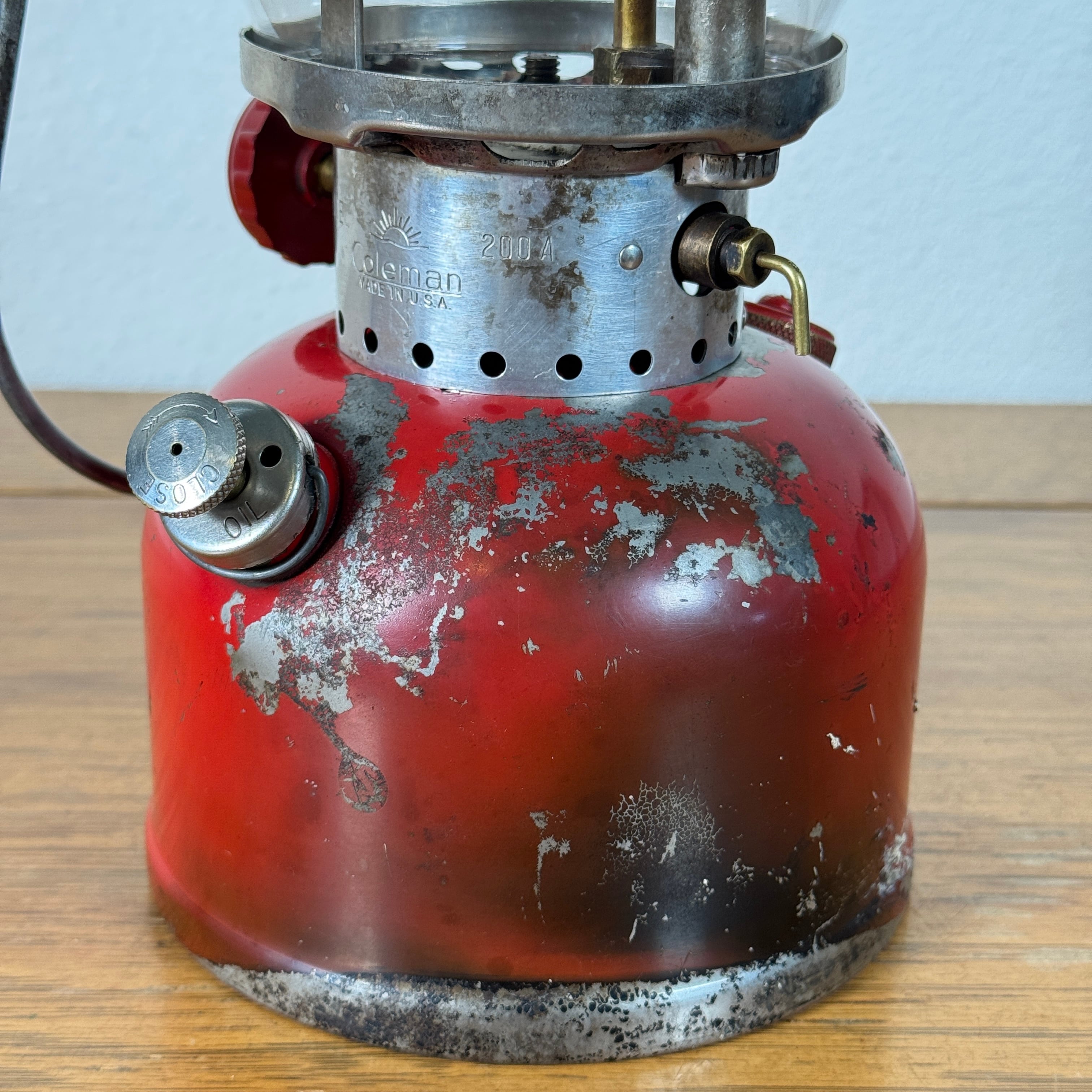 1964/6製造　コールマン200A レッドボーダーモデル 9b52a66d37b635e8be147b12364426