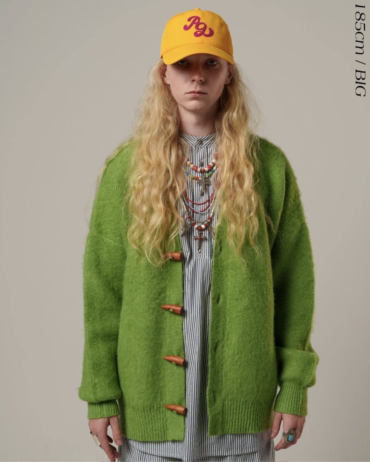 Moist Touch Knit Cardigan / Green | AMBERGLEAM